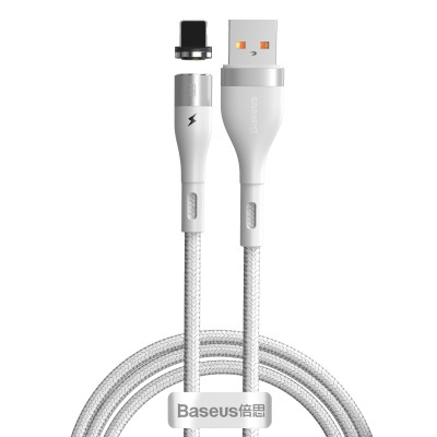 Kabel przewód USB - Lightning magnetyczny 100cm Baseus Zinc CALXC-K02 do szybkiego ładowania 2.4A