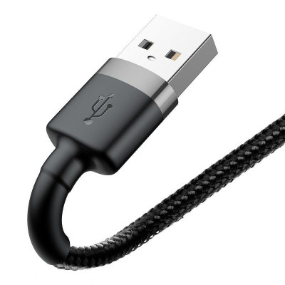 Kabel przewód USB - Lightning   iPhone 50cm Baseus Cafule CALKLF-AG1 z obsługą szybkiego ładowania 2.4A