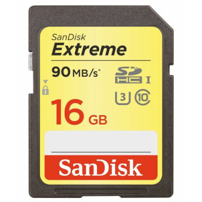 Karta SD SanDisk SANDISK EXTREME 16 GB