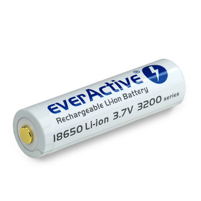 Akumulator everActive 18650 3 7V Li-ion 3200mAh micro USB z zabezpieczeniem BOX - 1 sztuka
