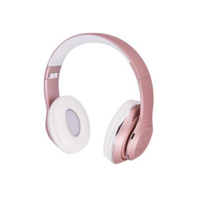 Forever słuchawki Bluetooth Music Soul BHS-300 nauszne różowe