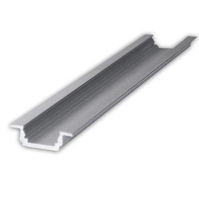 Profil do LED alu PLA-WP5-100-SUR wpuszczany aluminium surowe 200cm