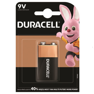 Bateria alkaliczna Duracell 6LR61 9V - 1 sztuka