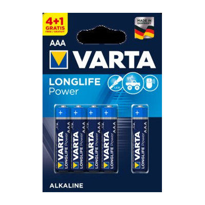 Bateria alkaliczna AAA   LR03 Varta Longlife Power 4903  High Energy  - 5 sztuk