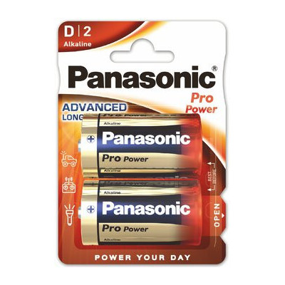Bateria alkaliczna D   LR20 Panasonic Alkaline PRO Power - 2 sztuki