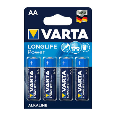 Bateria alkaliczna AA   LR6 Varta Longlife Power 4906  High Energy  - 4 sztuki