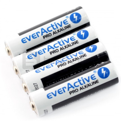 Bateria alkaliczna AA   LR6 everActive Pro Alkaline - 4 sztuki