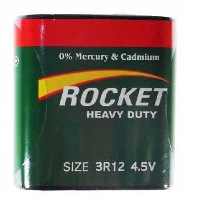 Bateria cynkowo-węglowa Rocket 3R12    płaska – 1 sztuka