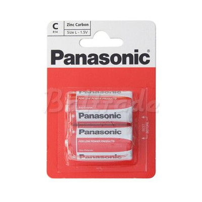 Bateria cynkowo-węglowa Panasonic R14 C - 2 sztuki