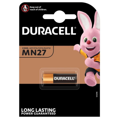 Bateria alkaliczna Duracell 27A MN27 12V – 1 sztuka