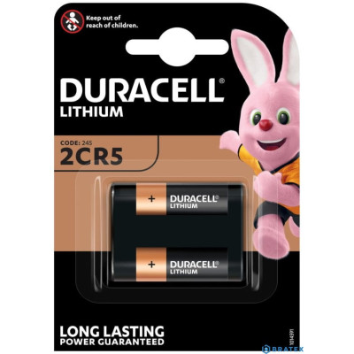 Bateria foto litowa Duracell 2CR5 DL245 – 1 sztuka