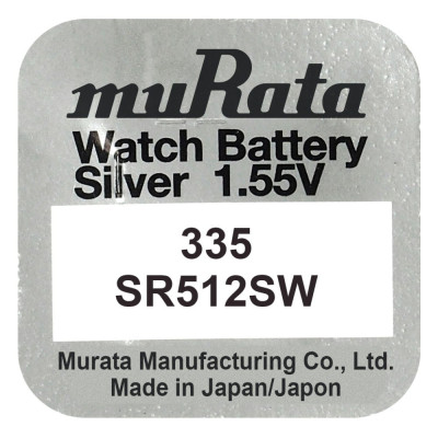 Bateria srebrowa mini Murata 335   SR512SW – 1 sztuka