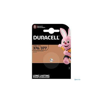 Bateria srebrowa mini Duracell 377   376   SR626SW   SR626W   SR66 – 1 sztuka