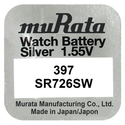 Bateria srebrowa mini Murata 397   SR726SW   SR59 – 1 sztuka