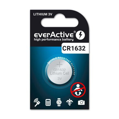 Bateria litowa mini everActive CR1632 – 1 sztuka