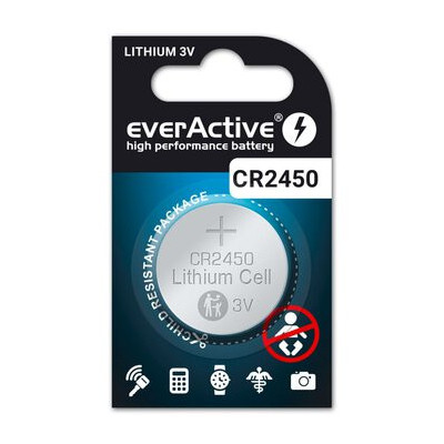 Bateria litowa everActive CR2450 – 1 sztuka