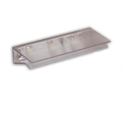 Profil plastikowy PLP-OLPS5-100-TR transparentny do półek szklanych 100cm