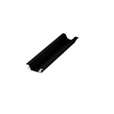 Profil do LED alu PLA-WP1-100-CZ wpuszczany czarny anodowany 100cm