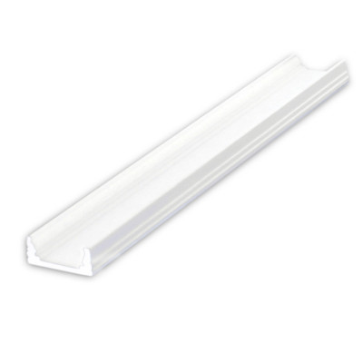 Profil do LED alu PLA-NA5-100-B  nawierzchniowy aluminium anodowane 100cm biały