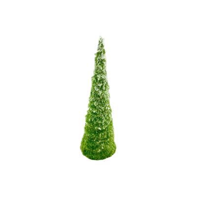 Stożek zielony Śnieżony 40cm M LED 7355 24